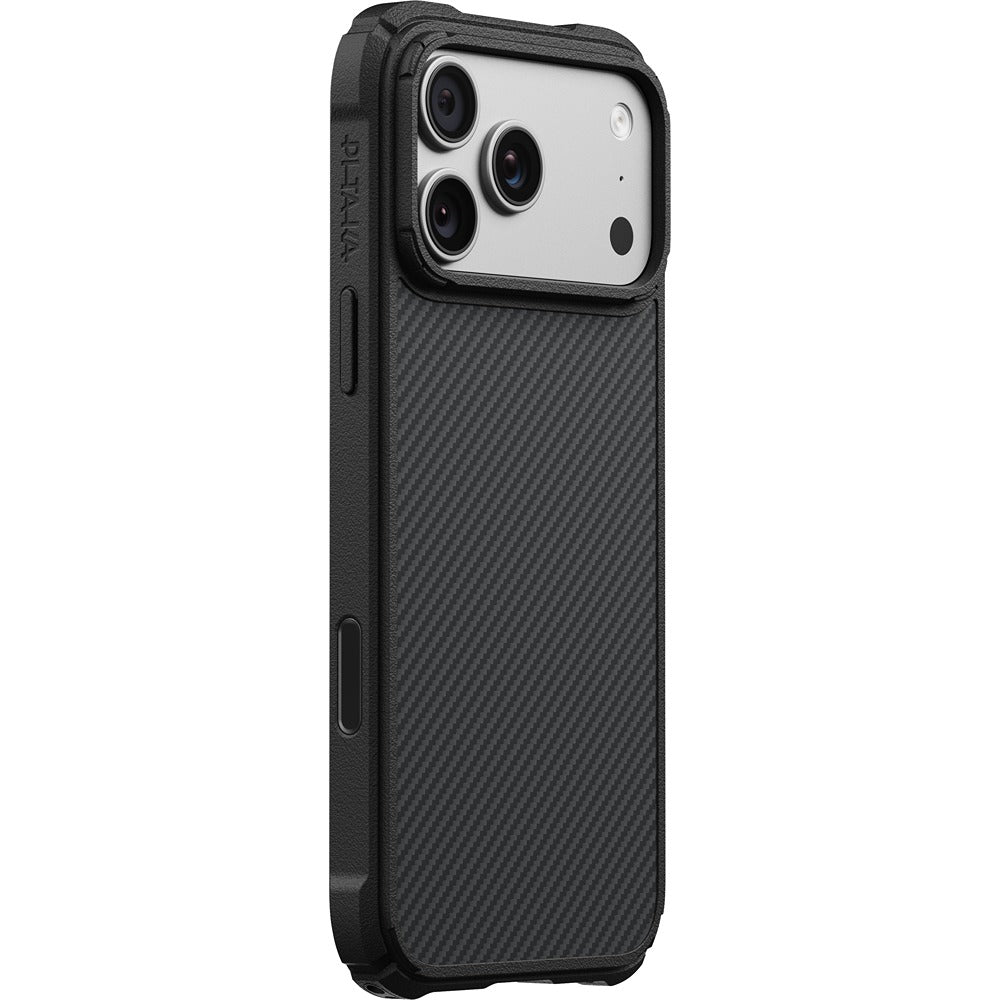 Pitaka iPhone 17 Pro Max/iPhone 18 Pro Max -kuori Cairn MagSafe Black/Grey Twill