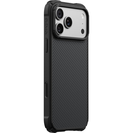 Pitaka iPhone 17 Pro Max/iPhone 18 Pro Max -kuori Cairn MagSafe Black/Grey Twill