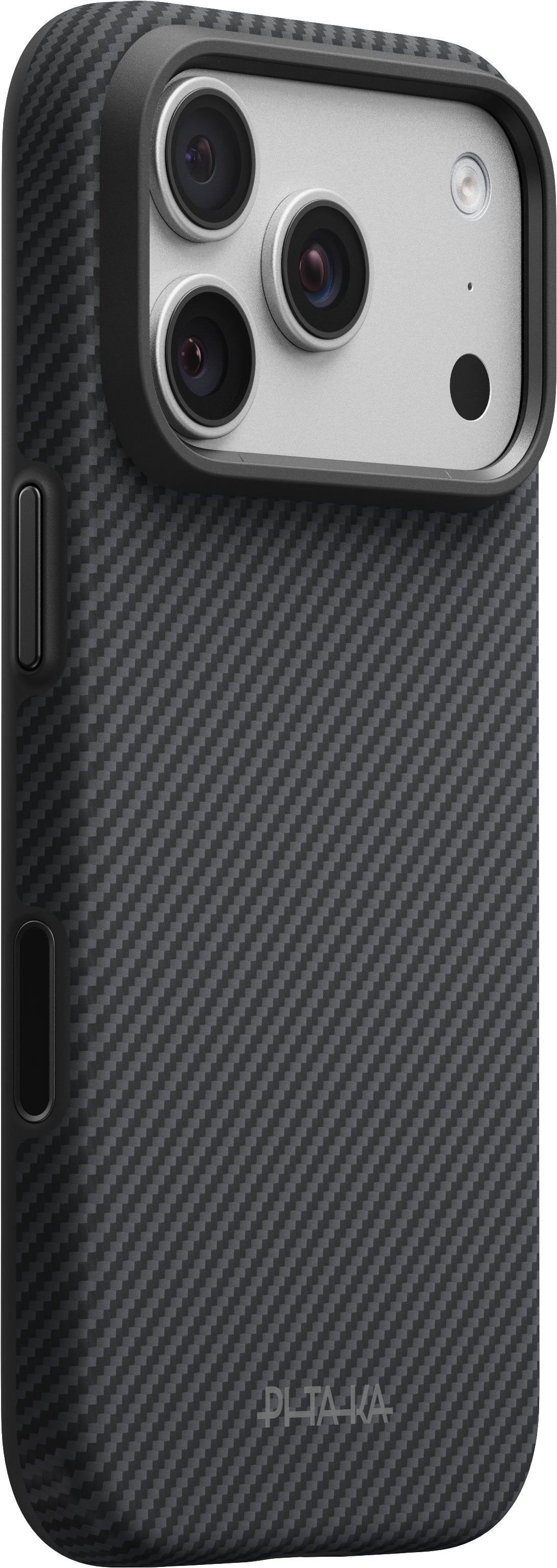 Pitaka iPhone 17 Pro/iPhone 18 Pro -kuori Summa MagSafe Black/Grey Twill
