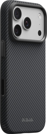 Pitaka iPhone 17 Pro/iPhone 18 Pro -kuori Summa MagSafe Black/Grey Twill