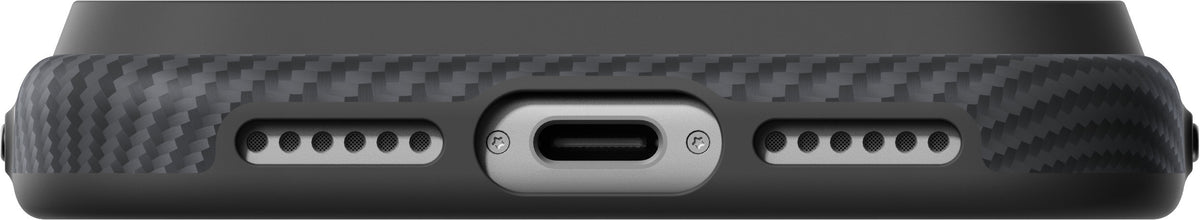 Pitaka iPhone 17 Pro Max/iPhone 18 Pro Max -kuori Summa MagSafe Black/Grey Twill