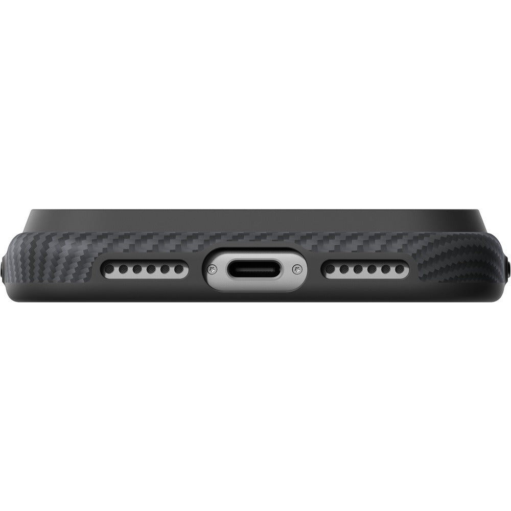 Pitaka iPhone 17 Pro Max/iPhone 18 Pro Max -kuori Summa MagSafe Black/Grey Twill