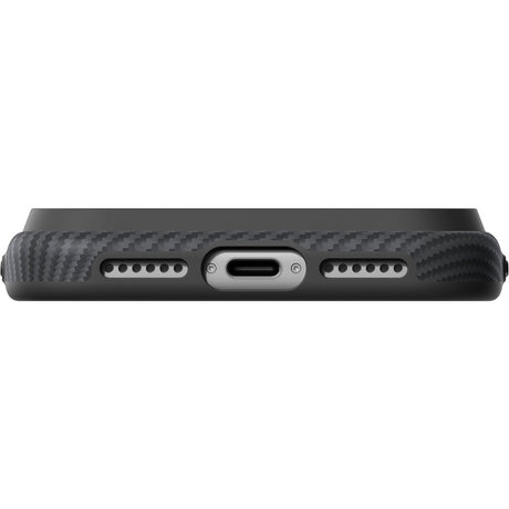 Pitaka iPhone 17 Pro Max/iPhone 18 Pro Max -kuori Summa MagSafe Black/Grey Twill