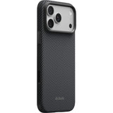 Pitaka iPhone 17 Pro Max/iPhone 18 Pro Max -kuori Summa MagSafe Black/Grey Twill