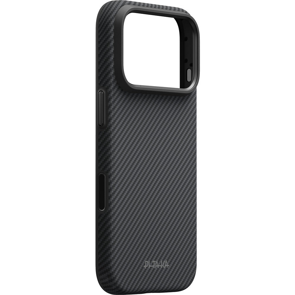 Pitaka iPhone 17 Pro/iPhone 18 Pro -kuori Summa MagSafe Black/Grey Twill