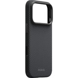 Pitaka iPhone 17 Pro/iPhone 18 Pro -kuori Summa MagSafe Black/Grey Twill