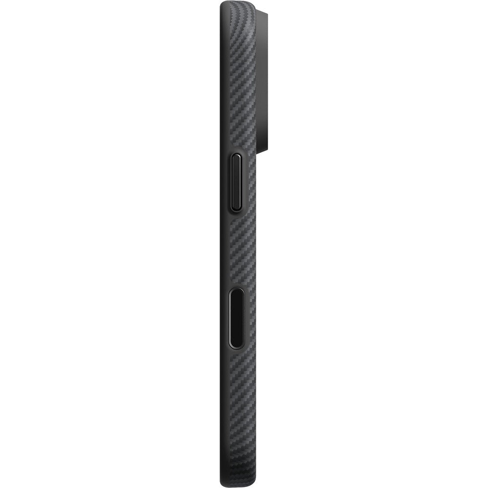 Pitaka iPhone 17 Pro/iPhone 18 Pro -kuori Summa MagSafe Black/Grey Twill