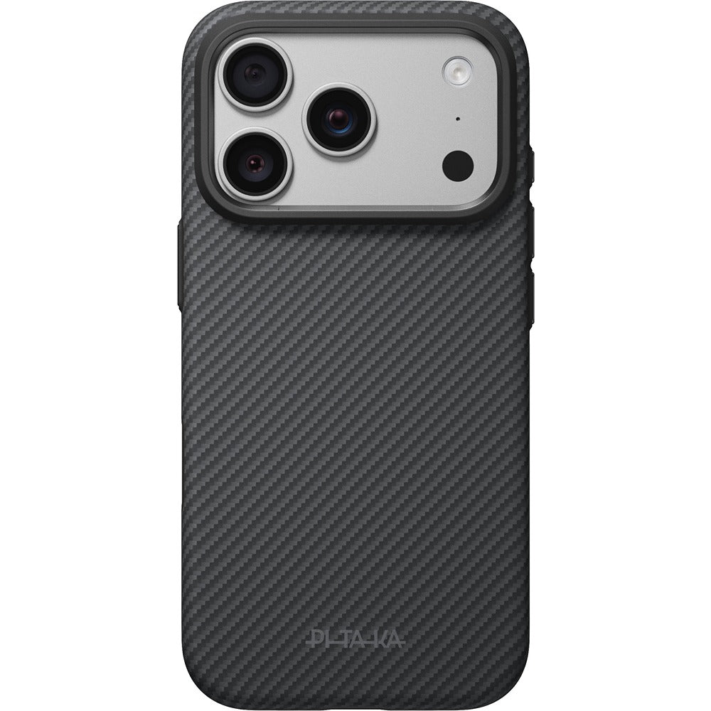 Pitaka iPhone 17 Pro/iPhone 18 Pro -kuori Summa MagSafe Black/Grey Twill