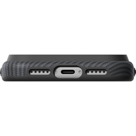 Pitaka iPhone 17 Pro/iPhone 18 Pro -kuori Summa MagSafe Black/Grey Twill