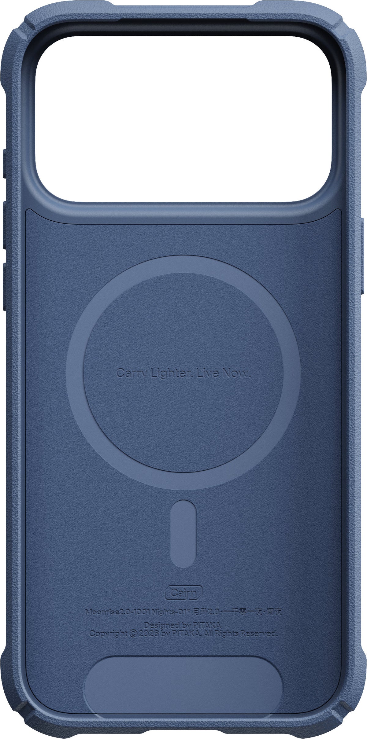 Pitaka iPhone 17 Pro Max/iPhone 18 Pro Max -kuori Cairn MagSafe Midnight
