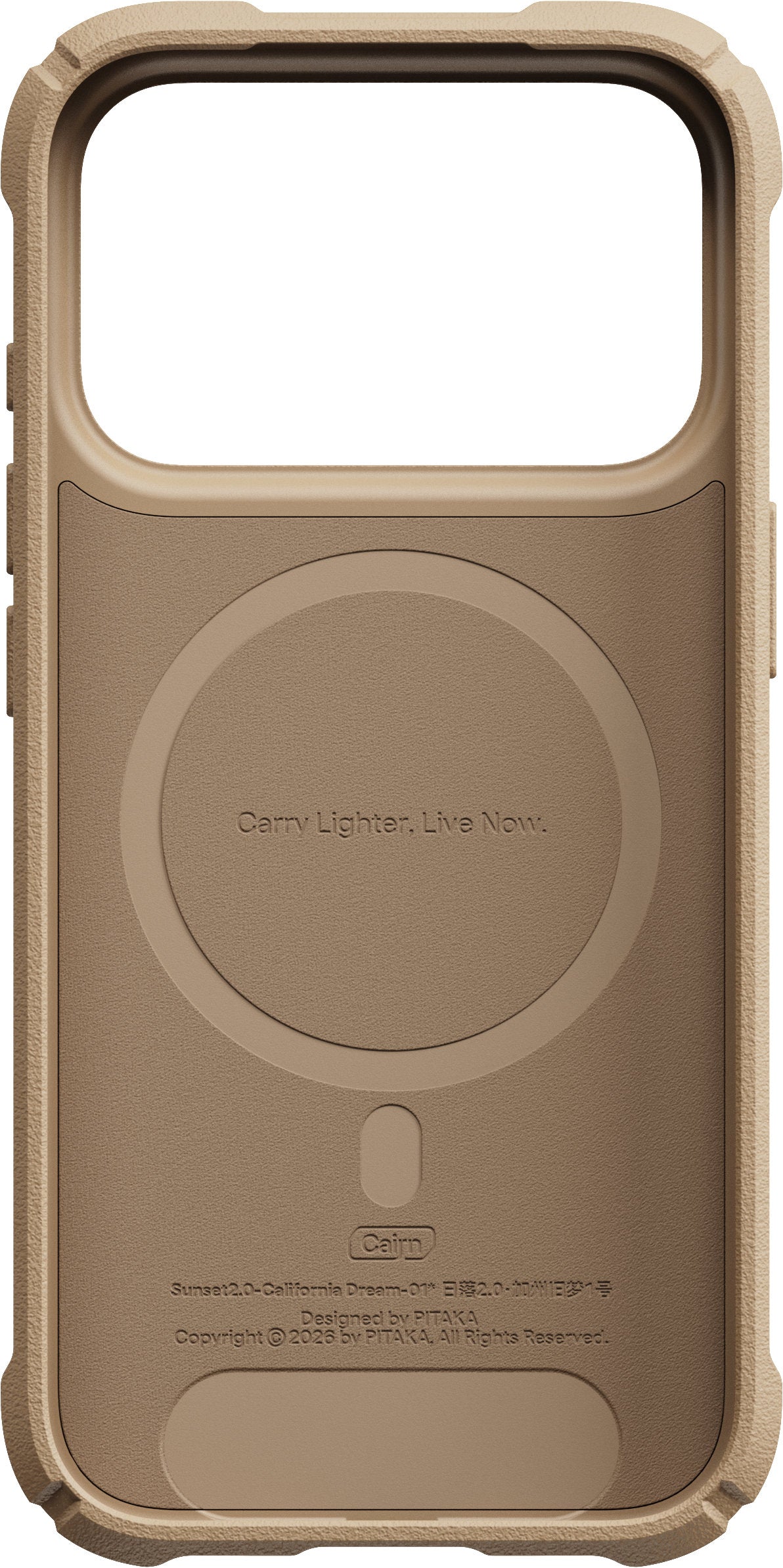 Pitaka iPhone 17 Pro/iPhone 18 Pro Kuori Cairn MagSafe California Dream-01