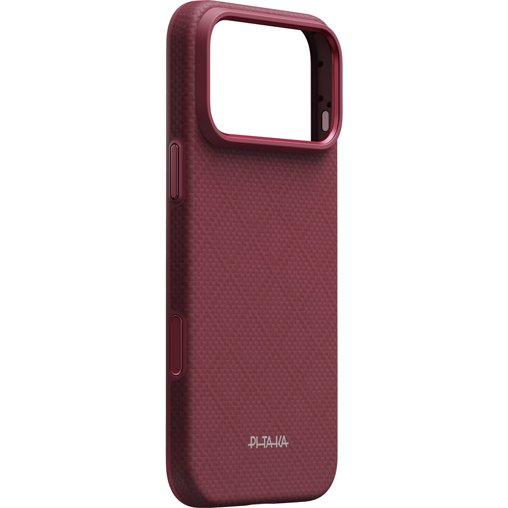 Pitaka iPhone 17 Pro Max/iPhone 18 Pro Max Kuori Summa MagSafe Argyle Burgundy