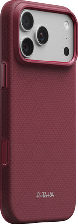 Pitaka iPhone 17 Pro Max/iPhone 18 Pro Max Kuori Summa MagSafe Argyle Burgundy
