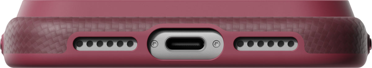 Pitaka iPhone 17 Pro Max/iPhone 18 Pro Max Kuori Summa MagSafe Argyle Burgundy