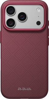 Pitaka iPhone 17 Pro/iPhone 18 Pro Kuori Summa MagSafe Argyle Burgundy