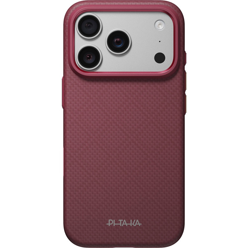 Pitaka iPhone 17 Pro/iPhone 18 Pro Kuori Summa MagSafe Argyle Burgundy