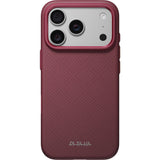 Pitaka iPhone 17 Pro/iPhone 18 Pro Kuori Summa MagSafe Argyle Burgundy