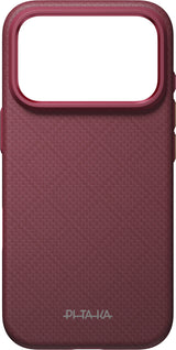 Pitaka iPhone 17 Pro/iPhone 18 Pro Kuori Summa MagSafe Argyle Burgundy