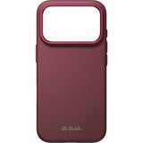 Pitaka iPhone 17 Pro/iPhone 18 Pro Kuori Summa MagSafe Argyle Burgundy