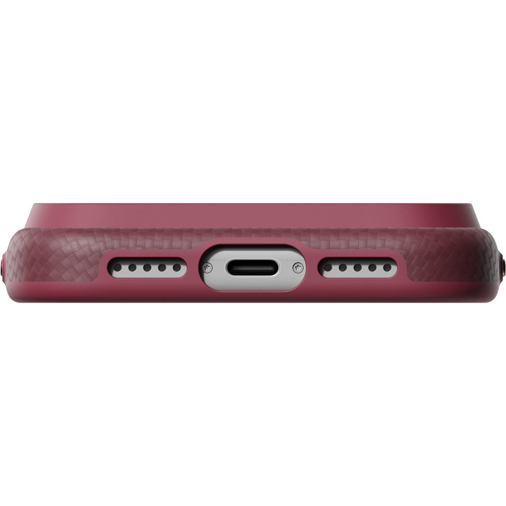 Pitaka iPhone 17 Pro/iPhone 18 Pro Kuori Summa MagSafe Argyle Burgundy