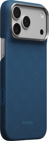 Pitaka iPhone 17 Pro Max/iPhone 18 Pro Max Kuori Edge MagSafe Argyle Abyss Blue