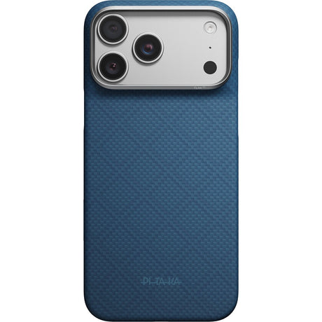 Pitaka iPhone 17 Pro Max/iPhone 18 Pro Max Kuori Edge MagSafe Argyle Abyss Blue