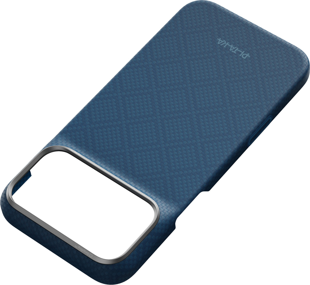 Pitaka iPhone 17 Pro Max/iPhone 18 Pro Max Kuori Edge MagSafe Argyle Abyss Blue