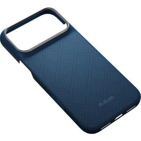 Pitaka iPhone 17 Pro Max/iPhone 18 Pro Max Kuori Edge MagSafe Argyle Abyss Blue
