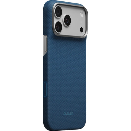 Pitaka iPhone 17 Pro Max/iPhone 18 Pro Max Kuori Edge MagSafe Argyle Abyss Blue