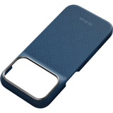 Pitaka iPhone 17 Pro/iPhone 18 Pro Kuori Edge MagSafe Argyle Abyss Blue