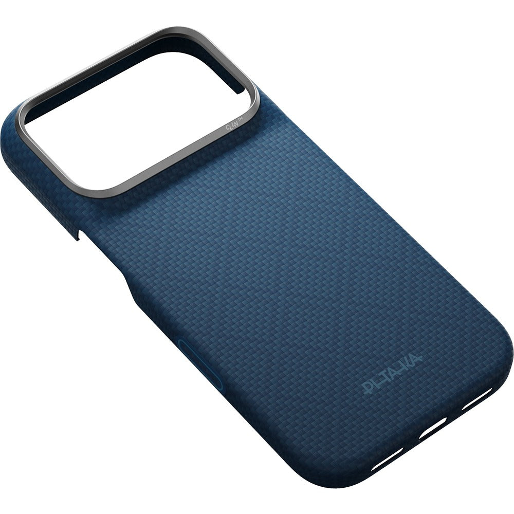 Pitaka iPhone 17 Pro/iPhone 18 Pro Kuori Edge MagSafe Argyle Abyss Blue