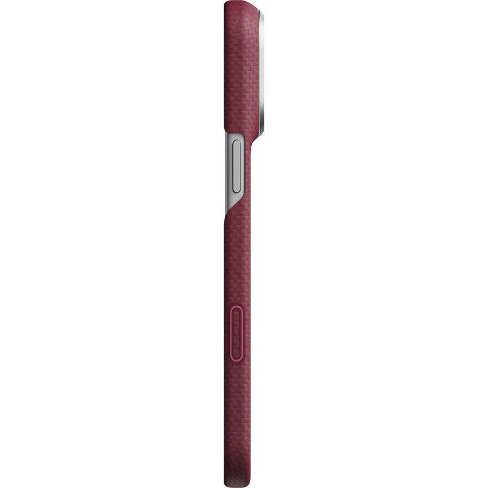 Pitaka iPhone 17 Pro Max/iPhone 18 Pro Max Kuori Edge MagSafe Argyle Burgundy
