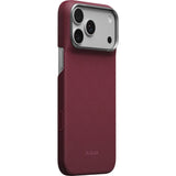 Pitaka iPhone 17 Pro Max/iPhone 18 Pro Max Kuori Edge MagSafe Argyle Burgundy