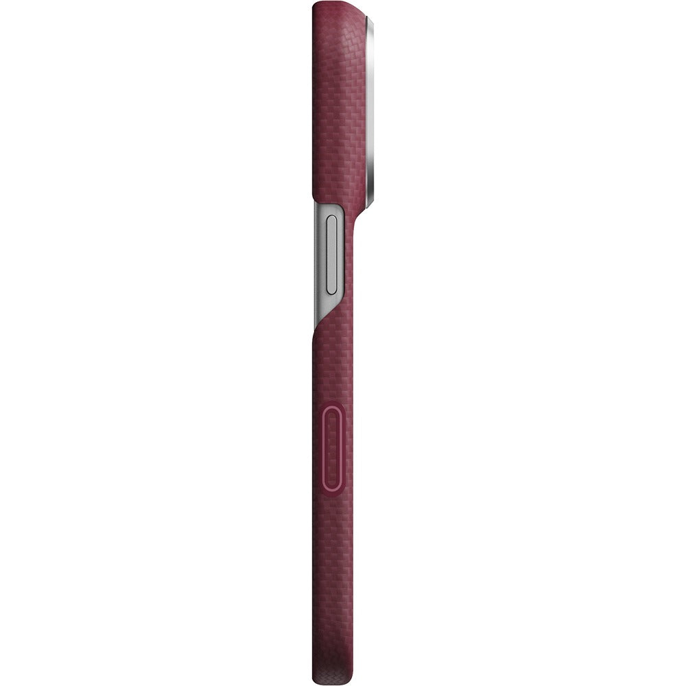 Pitaka iPhone 17 Pro/iPhone 18 Pro Kuori Edge MagSafe Argyle Burgundy