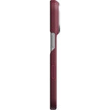 Pitaka iPhone 17 Pro/iPhone 18 Pro Kuori Edge MagSafe Argyle Burgundy