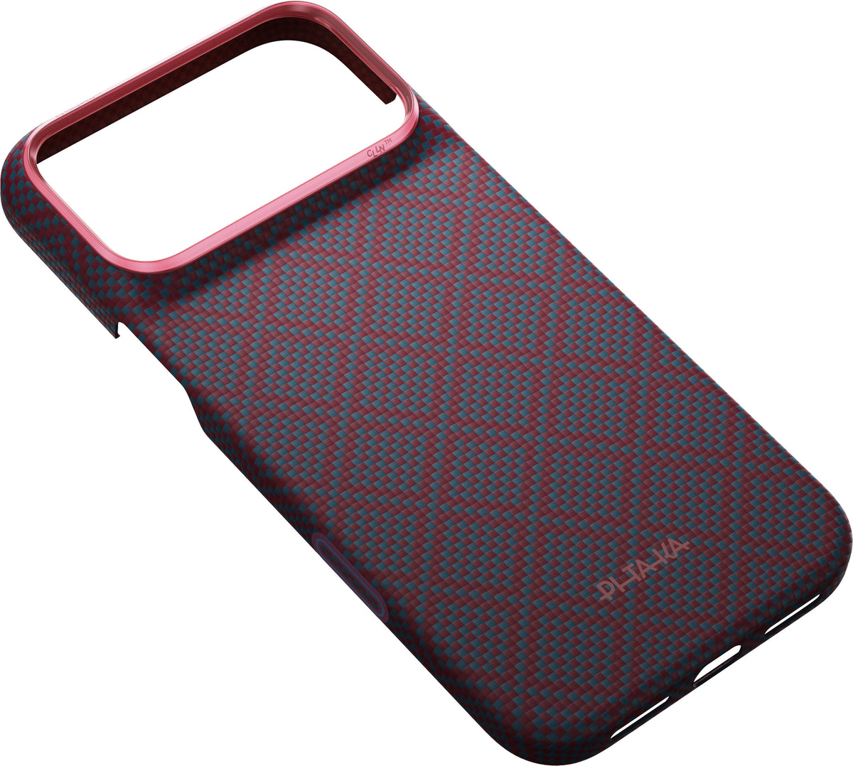 Pitaka iPhone 17 Pro Max/iPhone 18 Pro Max Kuori Edge MagSafe Argyle Blue's Red
