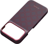 Pitaka iPhone 17 Pro/iPhone 18 Pro Kuori Edge MagSafe Argyle Blue's Red