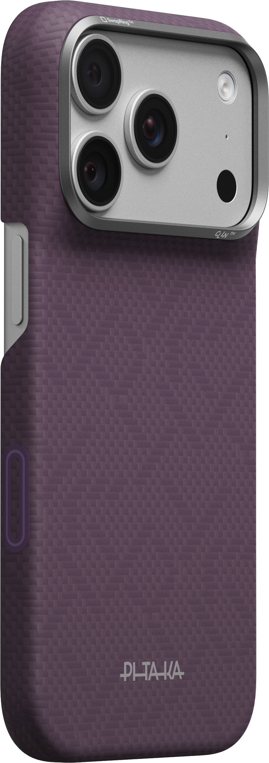 Pitaka iPhone 17 Pro/iPhone 18 Pro Kuori Edge MagSafe Charoite Purple
