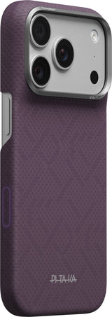 Pitaka iPhone 17 Pro/iPhone 18 Pro Kuori Edge MagSafe Charoite Purple