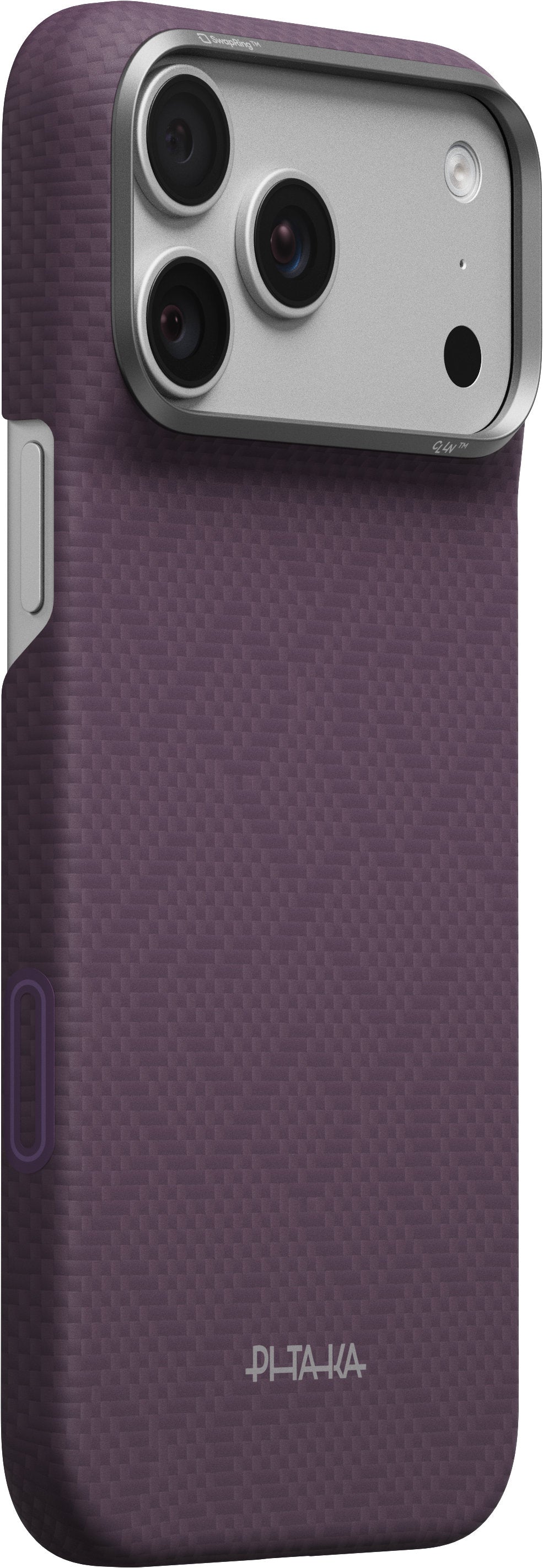 Pitaka iPhone 17 Pro Max/iPhone 18 Pro Max Kuori Edge MagSafe Charoite Purple