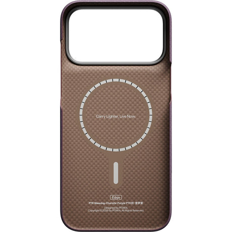 Pitaka iPhone 17 Pro Max/iPhone 18 Pro Max Kuori Edge MagSafe Charoite Purple