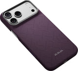 Pitaka iPhone 17 Pro Max/iPhone 18 Pro Max Kuori Edge MagSafe Charoite Purple