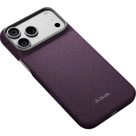 Pitaka iPhone 17 Pro Max/iPhone 18 Pro Max Kuori Edge MagSafe Charoite Purple