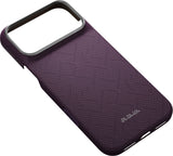 Pitaka iPhone 17 Pro Max/iPhone 18 Pro Max Kuori Edge MagSafe Charoite Purple