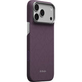 Pitaka iPhone 17 Pro Max/iPhone 18 Pro Max Kuori Edge MagSafe Charoite Purple
