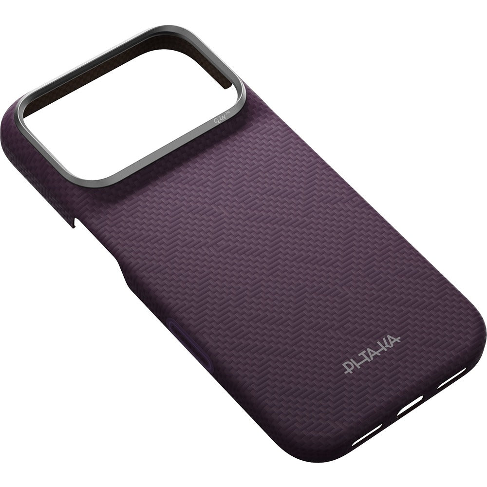 Pitaka iPhone 17 Pro/iPhone 18 Pro Kuori Edge MagSafe Charoite Purple