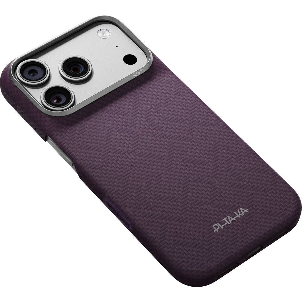 Pitaka iPhone 17 Pro/iPhone 18 Pro Kuori Edge MagSafe Charoite Purple