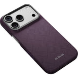 Pitaka iPhone 17 Pro/iPhone 18 Pro Kuori Edge MagSafe Charoite Purple