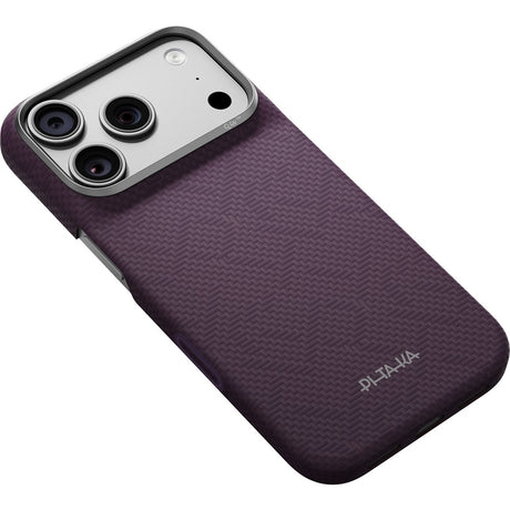 Pitaka iPhone 17 Pro/iPhone 18 Pro Kuori Edge MagSafe Charoite Purple