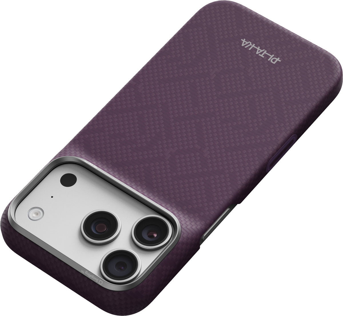 Pitaka iPhone 17 Pro/iPhone 18 Pro Kuori Edge MagSafe Charoite Purple